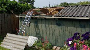 Asbest verwijderen garage